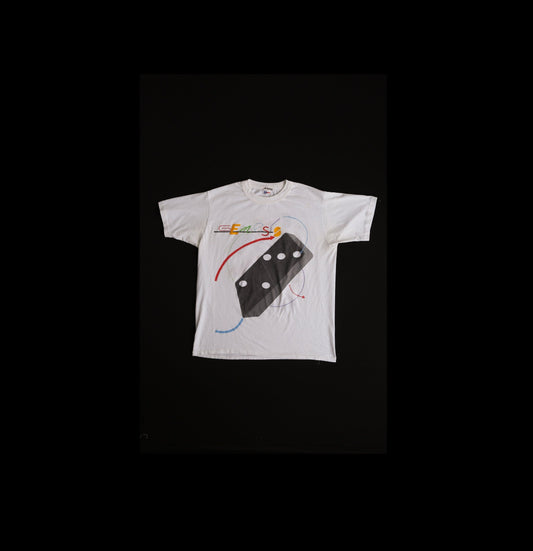 Genesis Invisible Tour 1986 White Graphic Tt-shirt