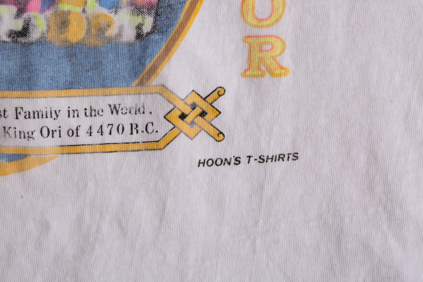 The Great King of Ethiopia White Graphic Vintage T-shirt