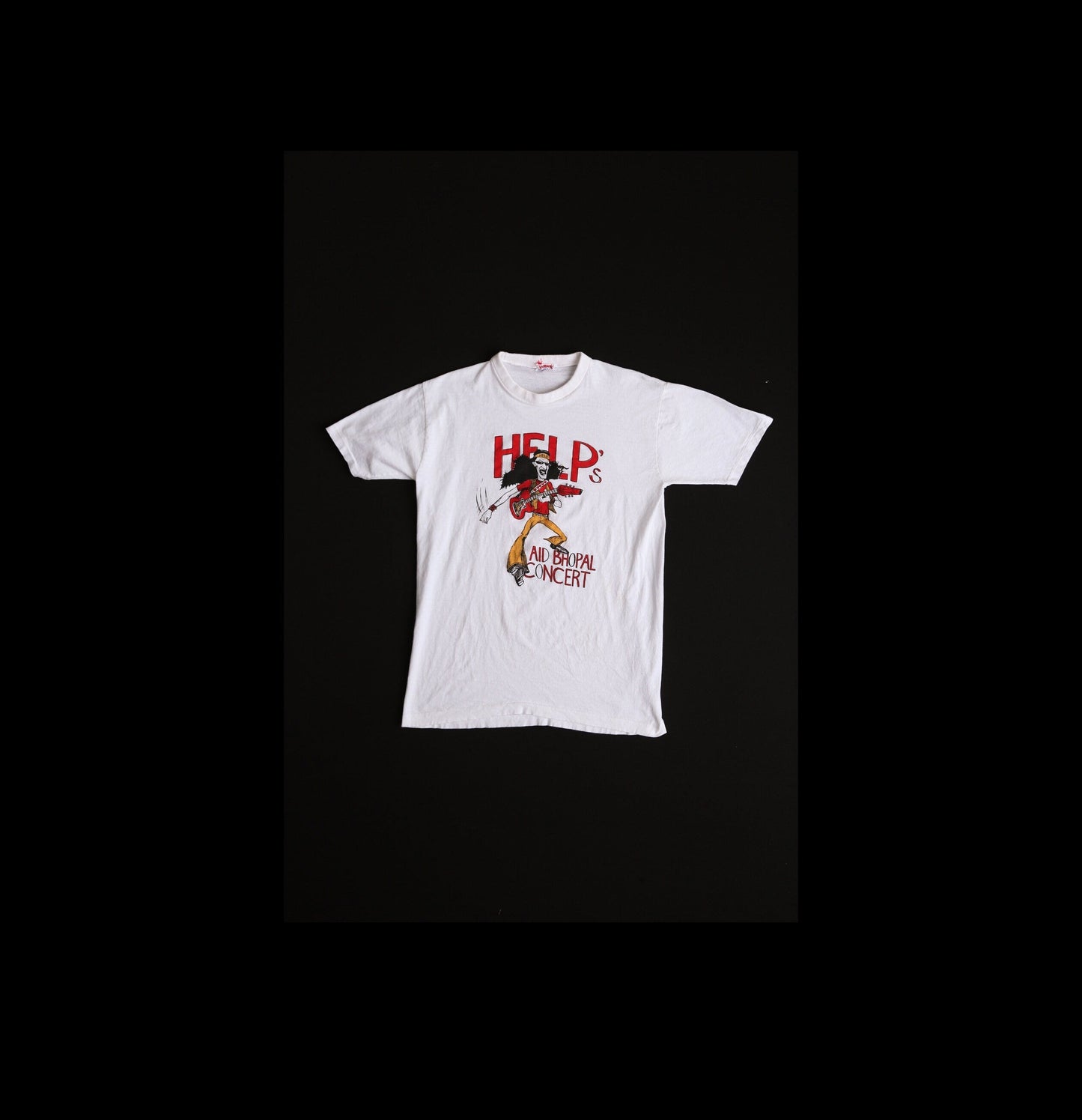 Help's Aid Bhopal Concert Vintage Graphic T-shirt