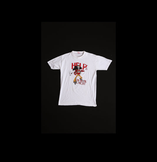 Help's Aid Bhopal Concert Vintage Graphic T-shirt