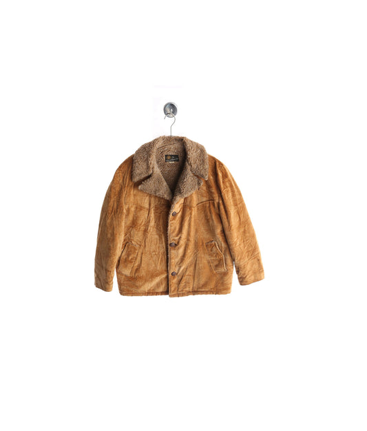 Vintage Men Brown Corduroy Jacket by The Great Outdoors - Estimated Era 1970's - 1980's
