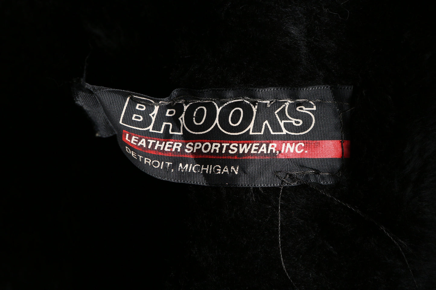 Vintage Men's Black Cafe Racer Leather Jacket by Brooks - Estimated Era 1990's - 2000's