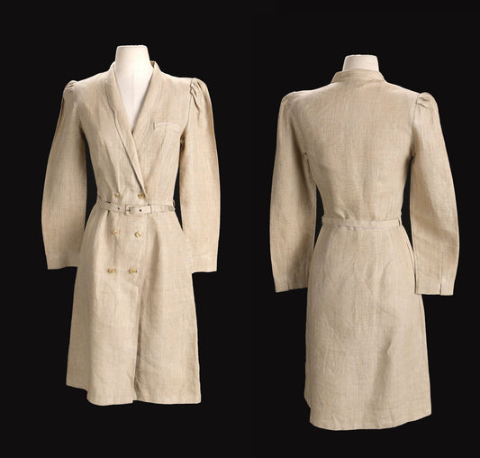 Vintage 90s Casual Dress / V Neck / Evening