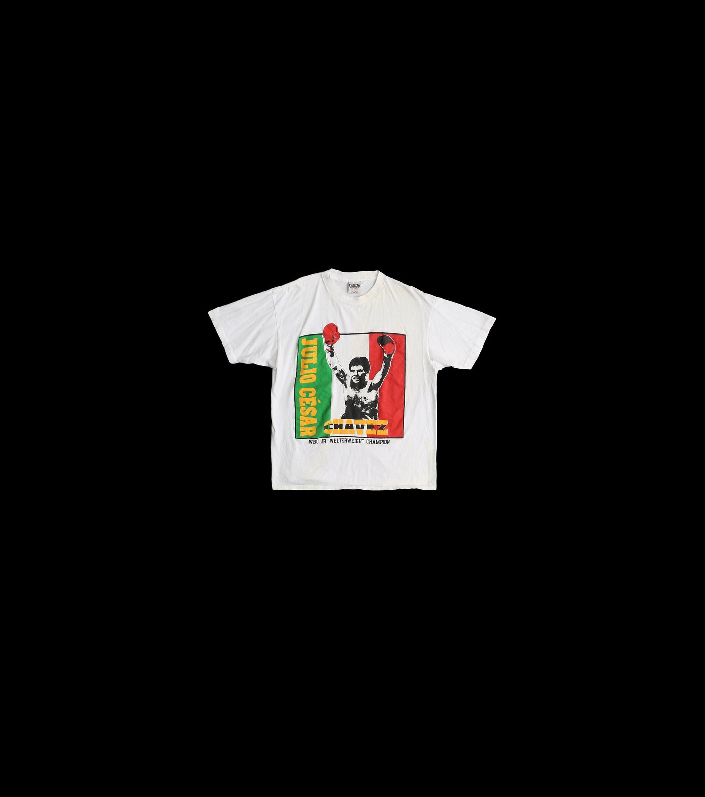 Vintage Julio Cesar Chavez Boxing Graphic T-shirt - WBC Jr. Welterweight Champion