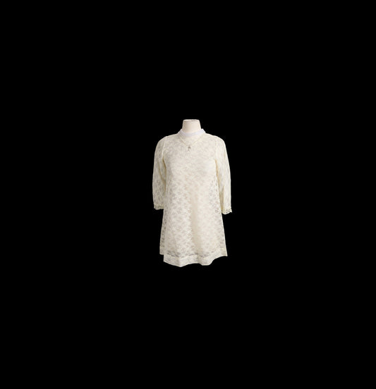 Vintage Lace Dress / Long Sleeve
