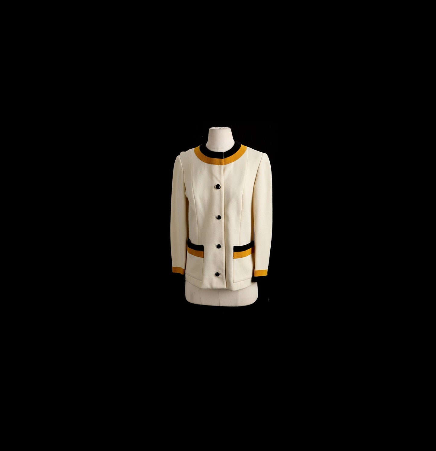 Woman Casual Button Up Jacket - Era 60's - 70's