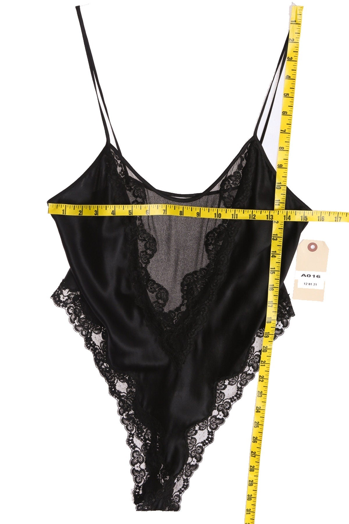 Black Babydoll / Vintage Lingerie / Polyester