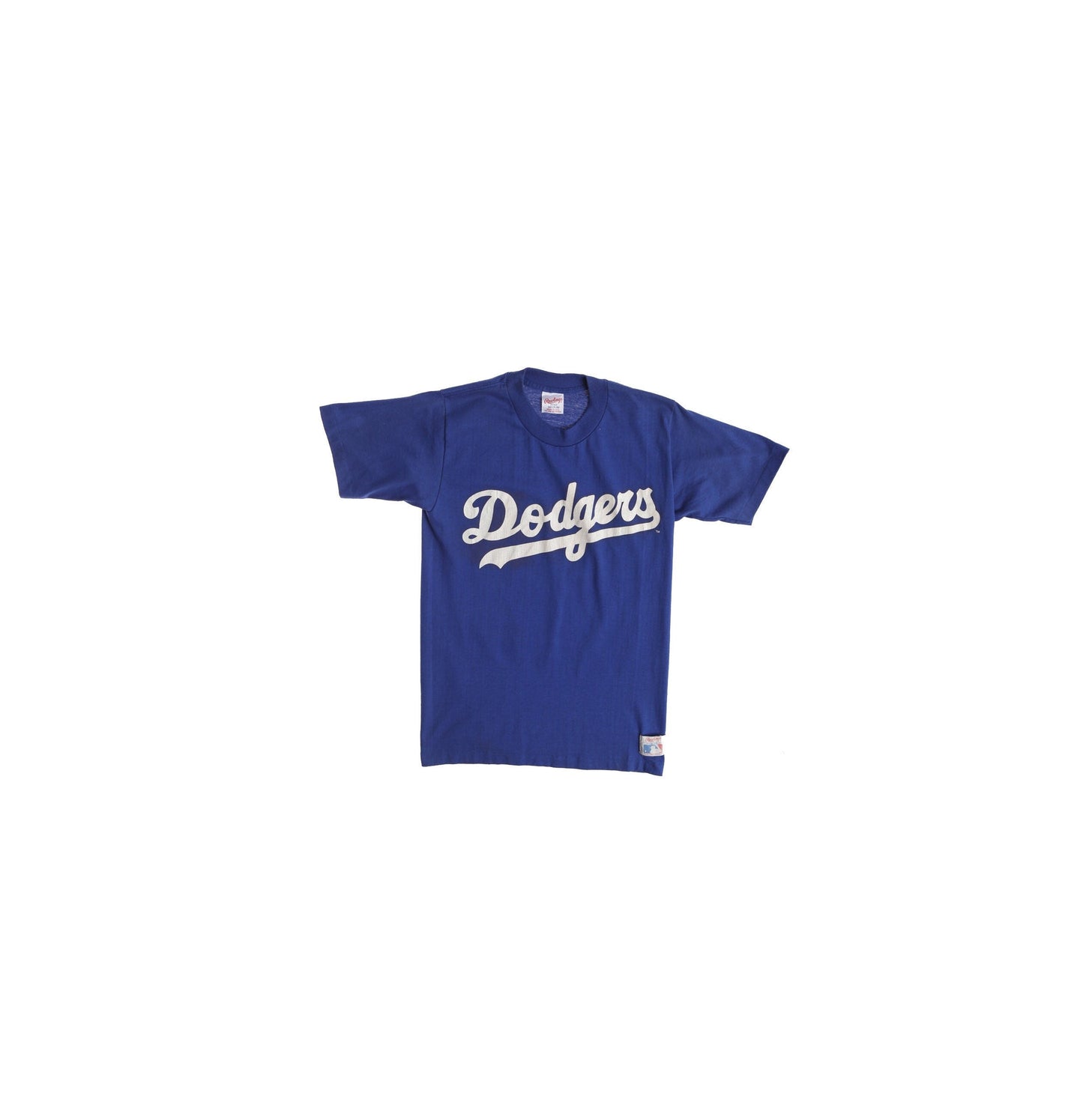 Vintage Dodgers Blue Graphic T-shirt by Rawlings - Made in USA - Era 80's - 90's