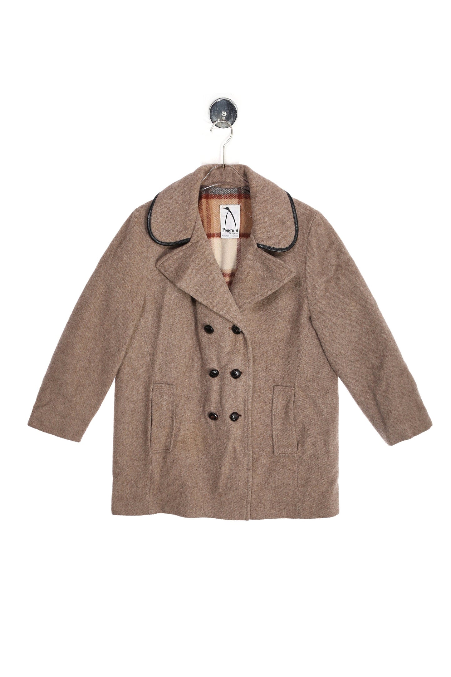Vintage Brown Winter Coat by Penguin - Estimated Era 1960's - 1970's