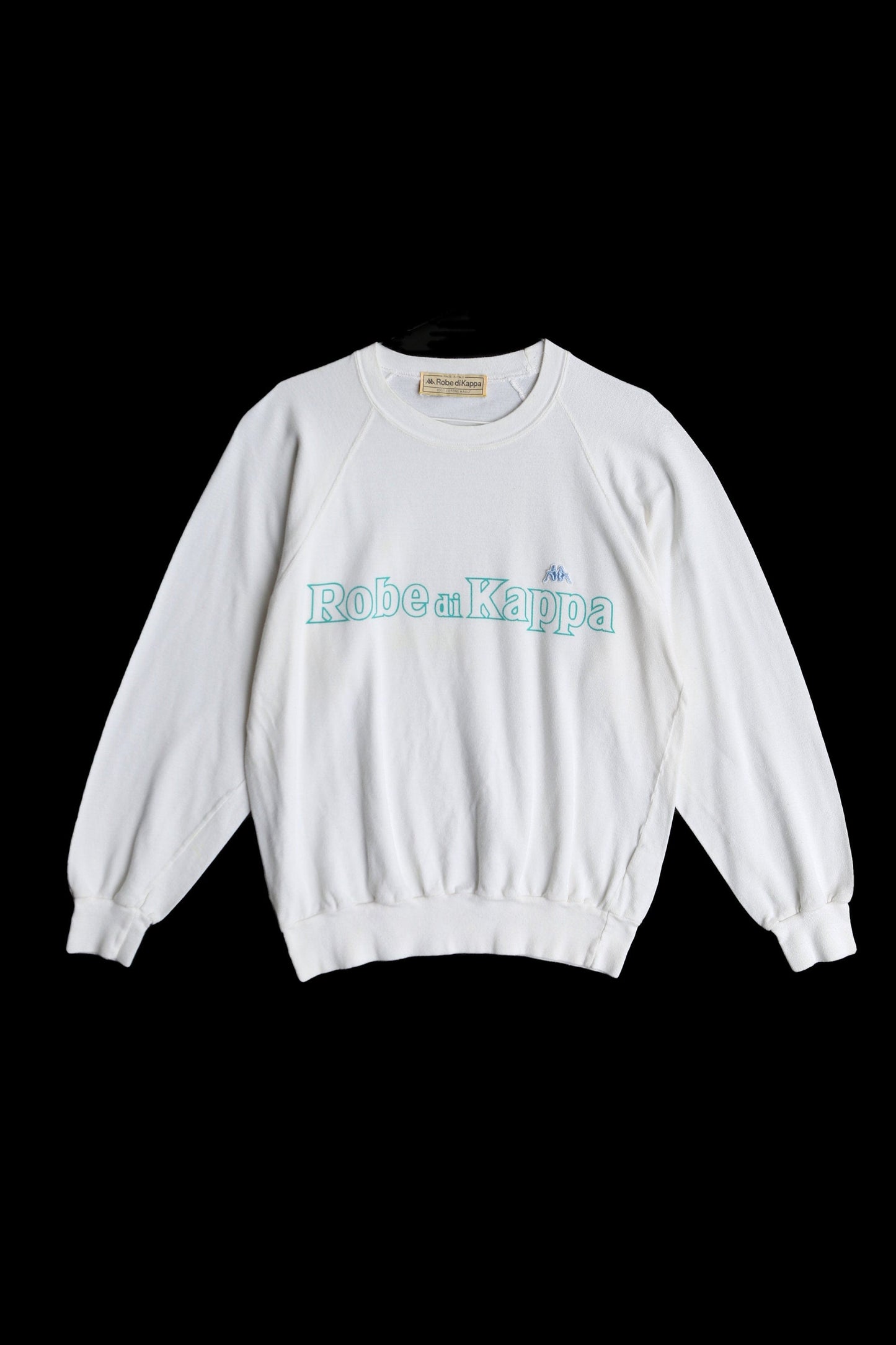 Robe Di Kappa Vintage White Sweatshirt - Made in Italy