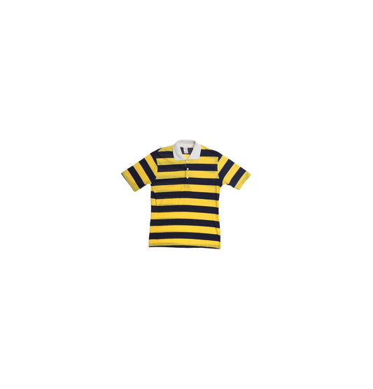 Vintage Jantzen Striped Polo Shirt - Made in USA