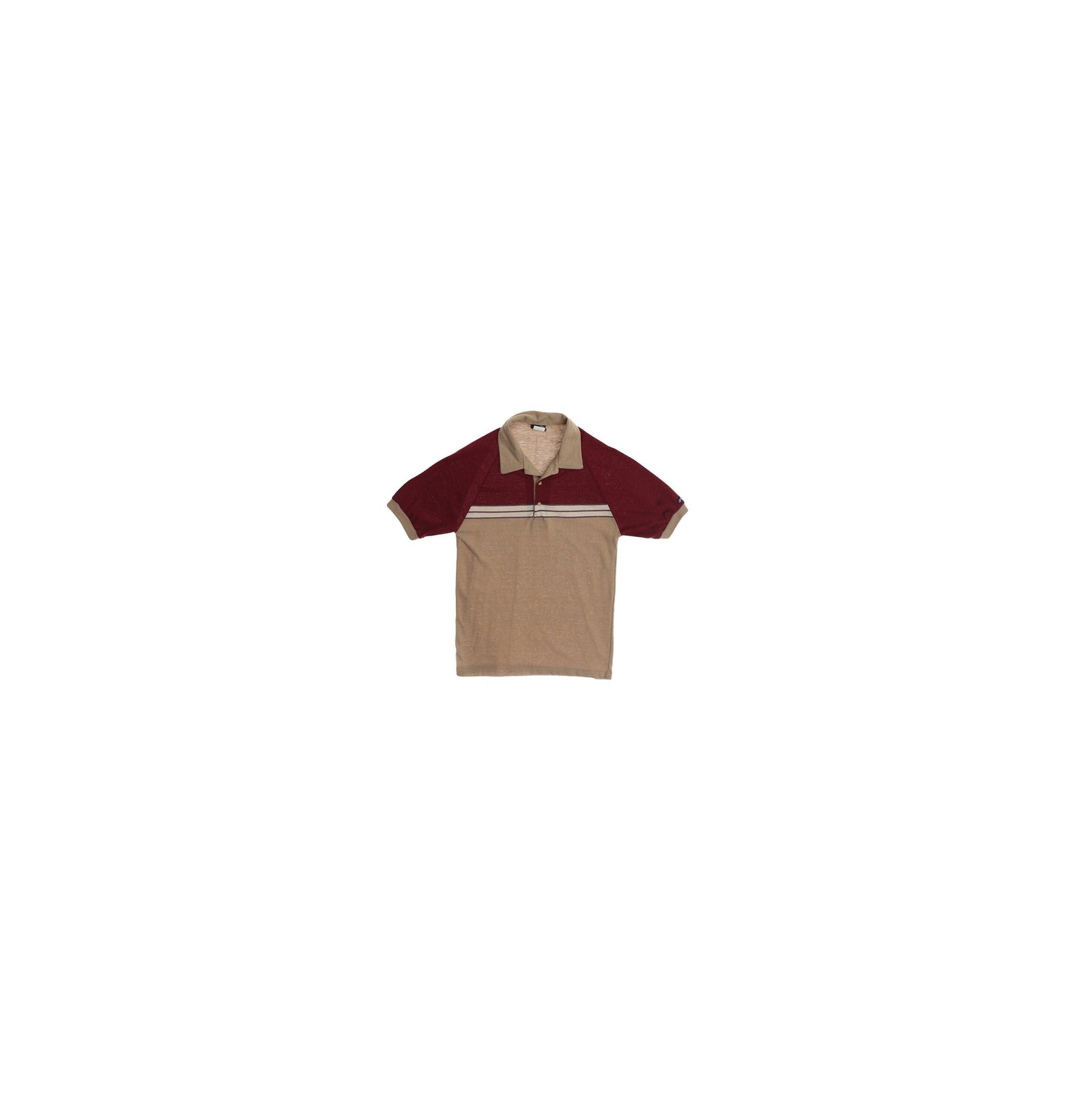 Vintage Levi's Polo Shirt / Brown / 1980s / Terrycloth