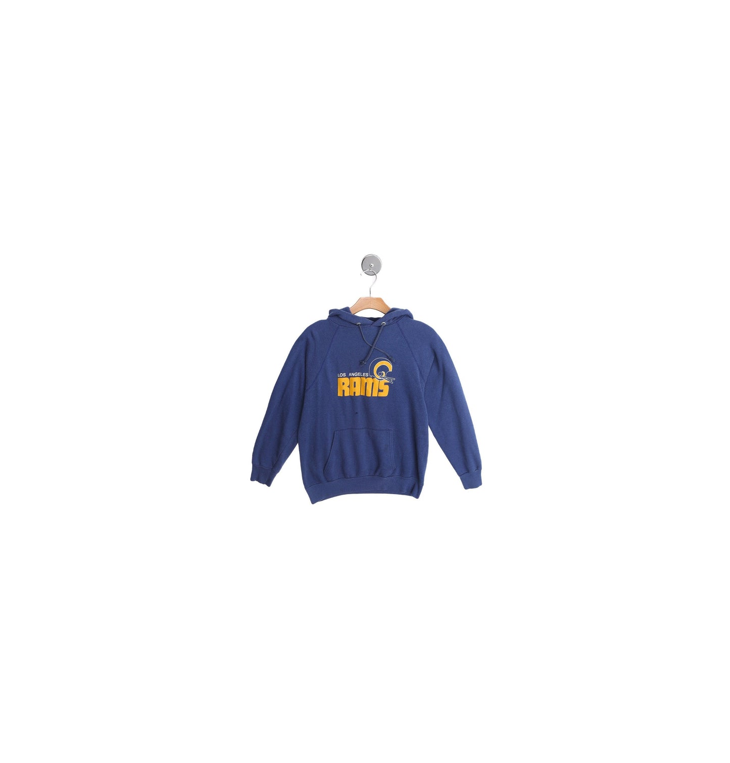 Vintage Rams Graphic Hoodie - Los Angeles Football Team - Champion Label