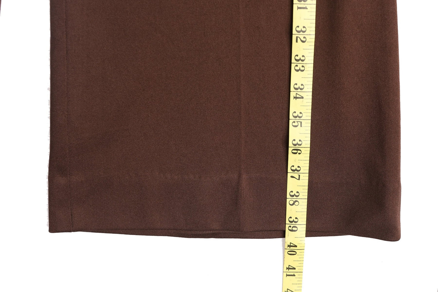 70s Bell Bottom Pants / Polyester / Spring Waist