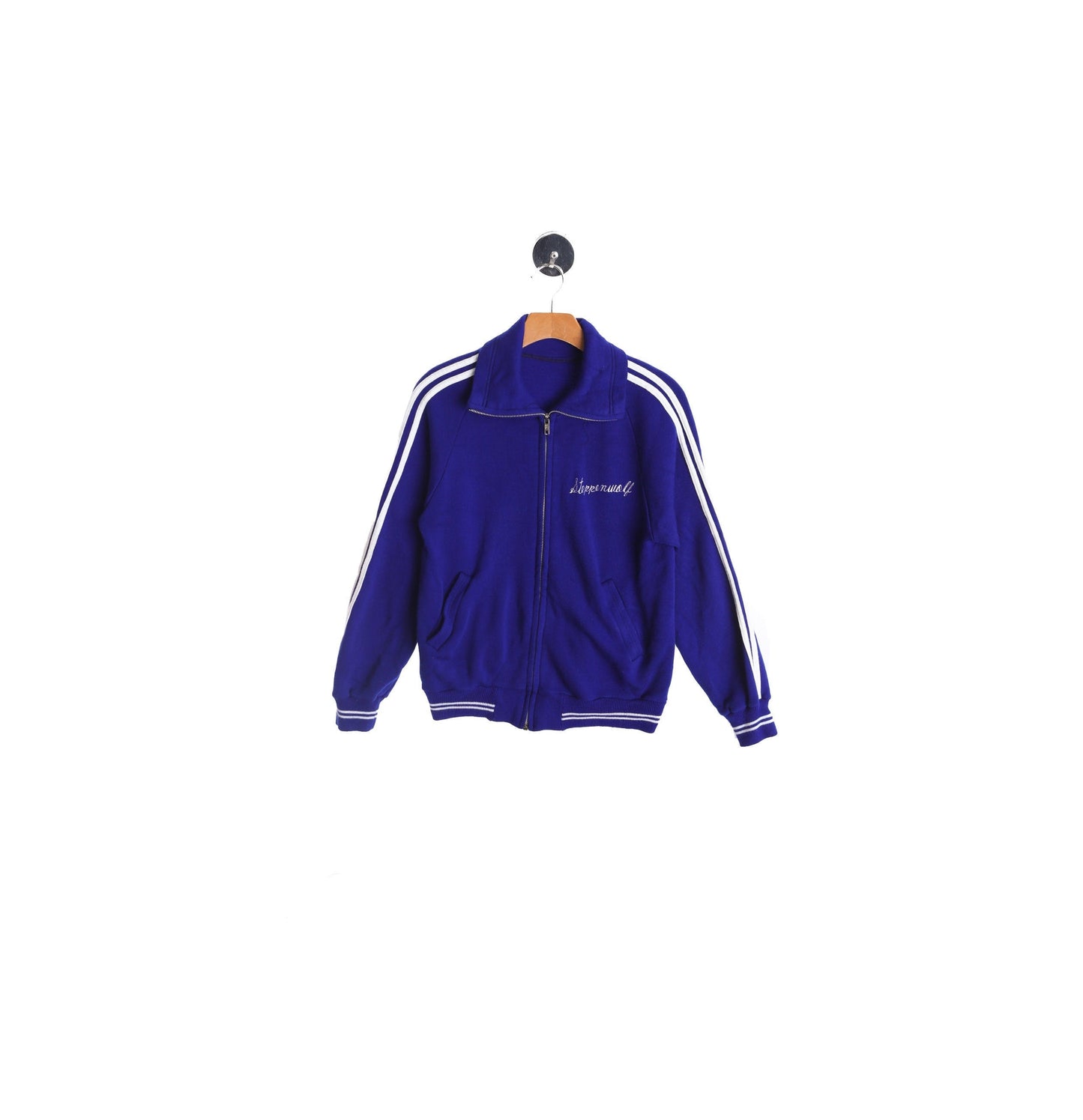 Vintage Men Striped Jogging Top - Embroidered Jacket - Las Vegas Embroidery