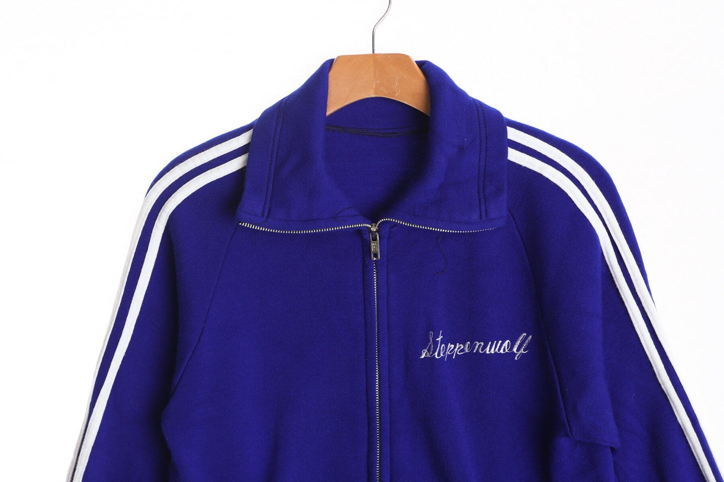 Vintage Men Striped Jogging Top - Embroidered Jacket - Las Vegas Embroidery