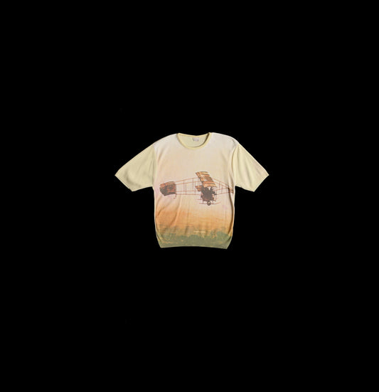 70's Airplane Graphic Short Sleeve Shirt