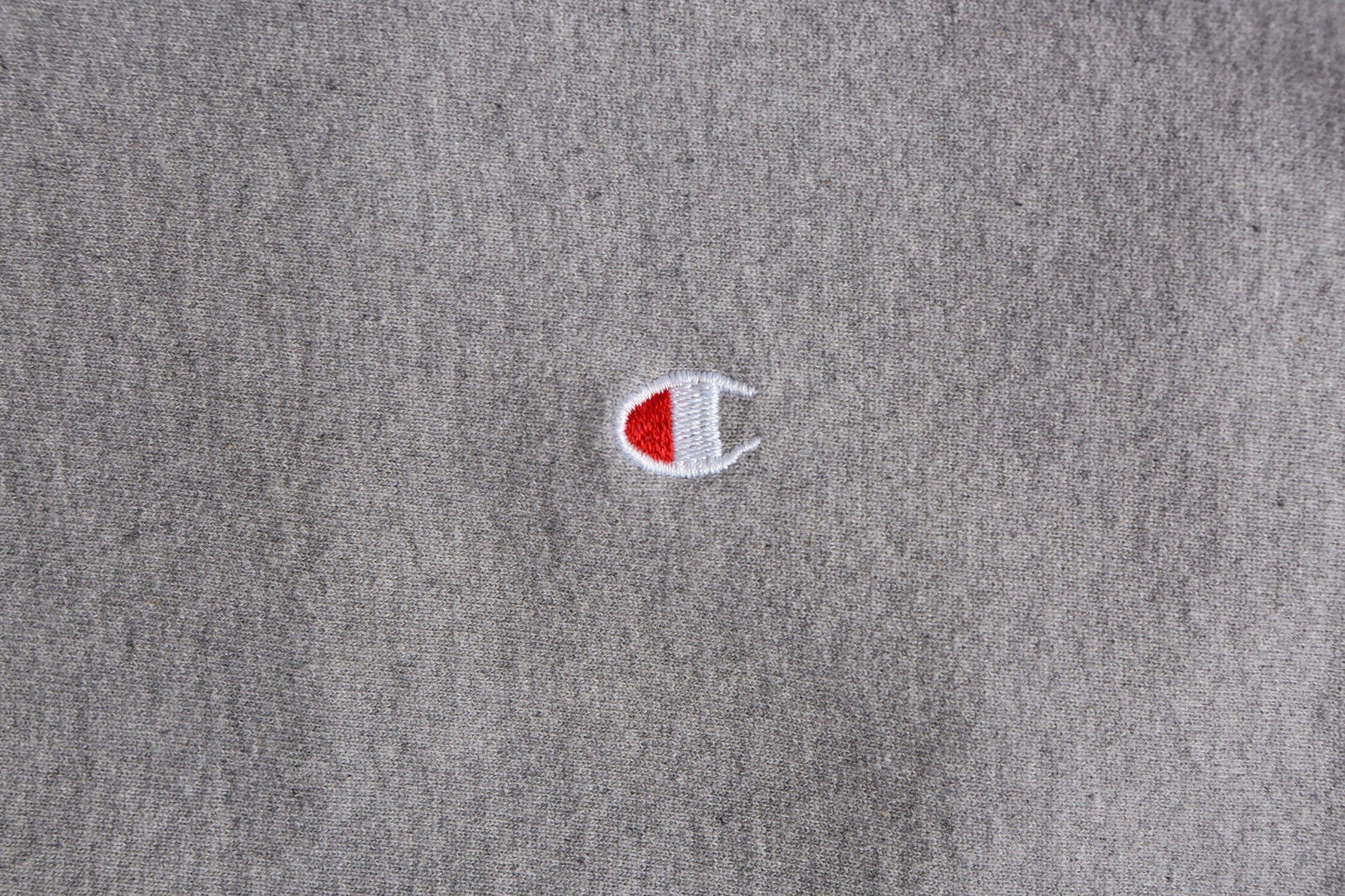 Vintage Champion Sweatshirt - Solid Gray - No Print