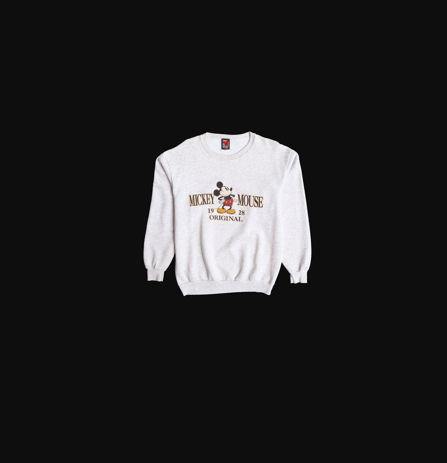 Vintage Mickey Mouse Gray Graphic Sweatshirt