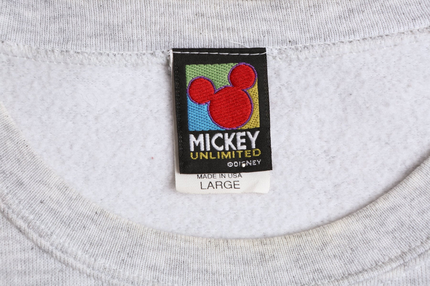 Vintage Mickey Mouse Gray Graphic Sweatshirt
