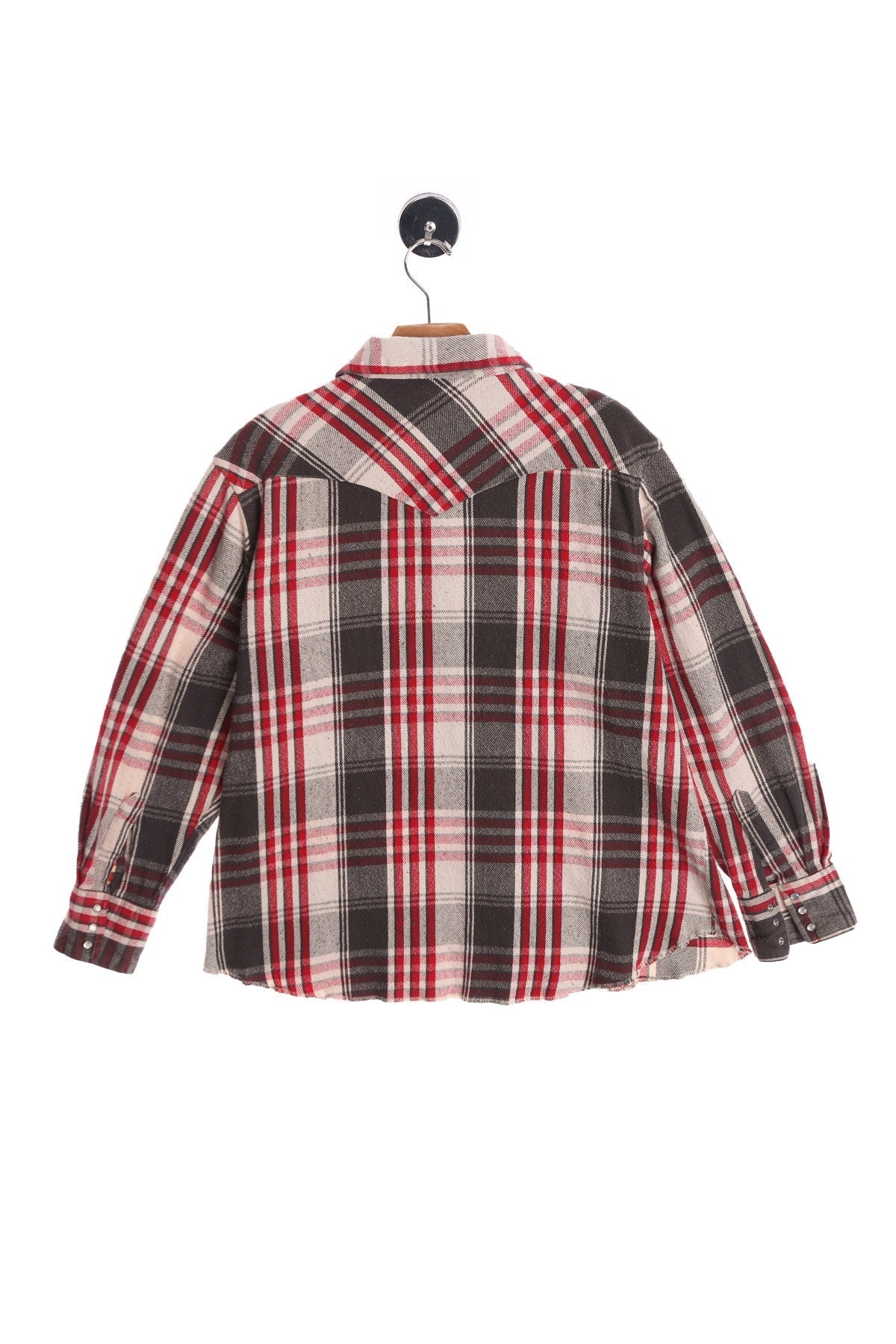 Vintage Flannel Shirt - Plaid Pattern - Made by Wrangler