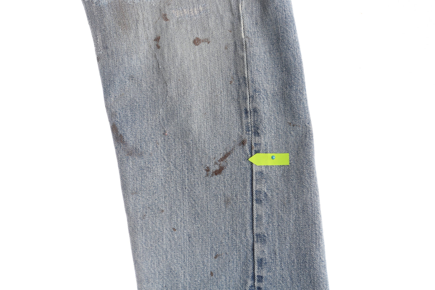 Vintage 501 Levi's Jeans / Distressed / Light Wash / Discolored