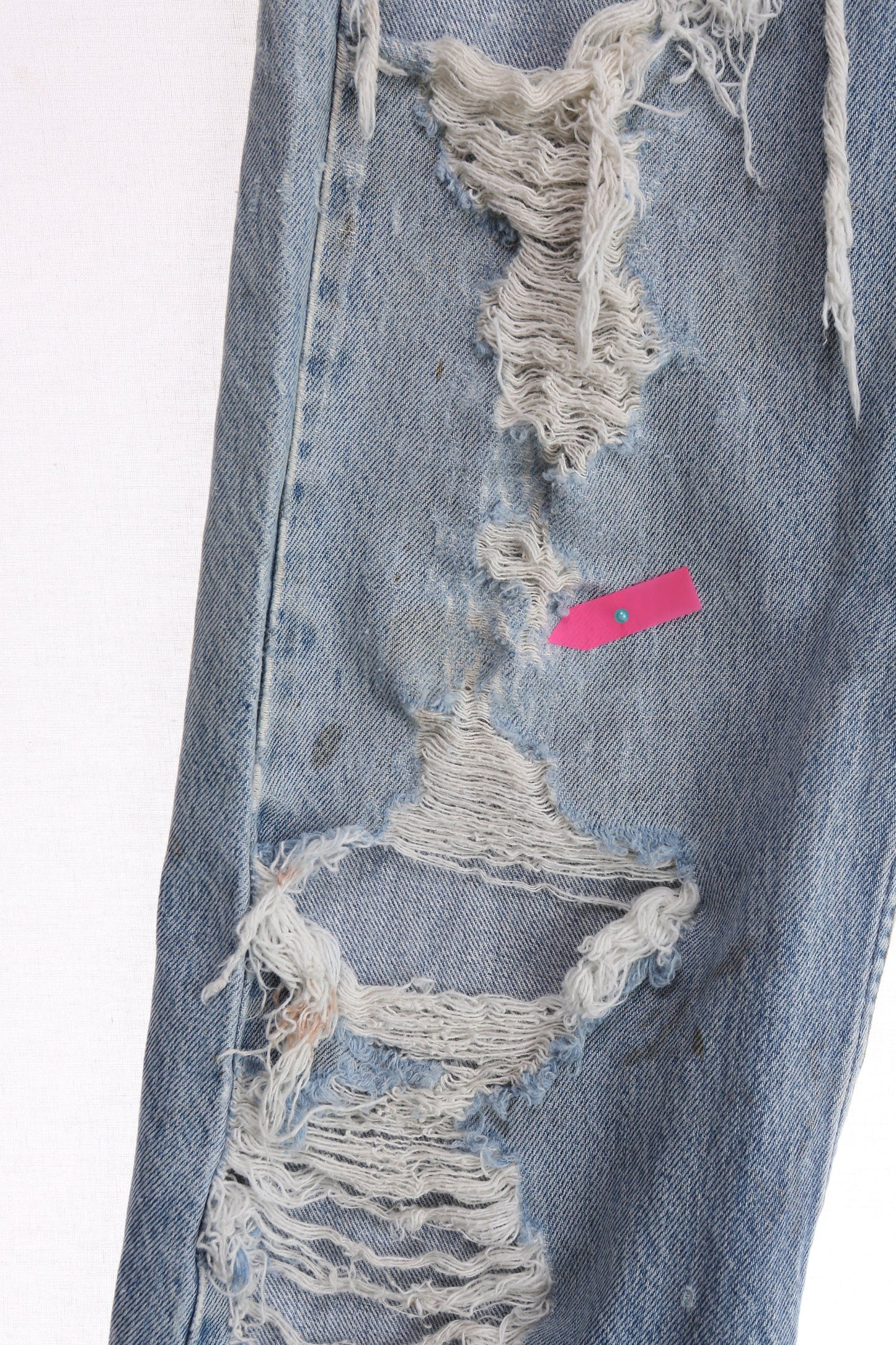 Vintage Levi's Jeans / Light Wash / Distressed / 1980s / Denim