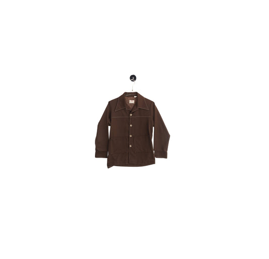 Vintage Levi's Jacket / Brown / Panatela / 1970s / Polyester