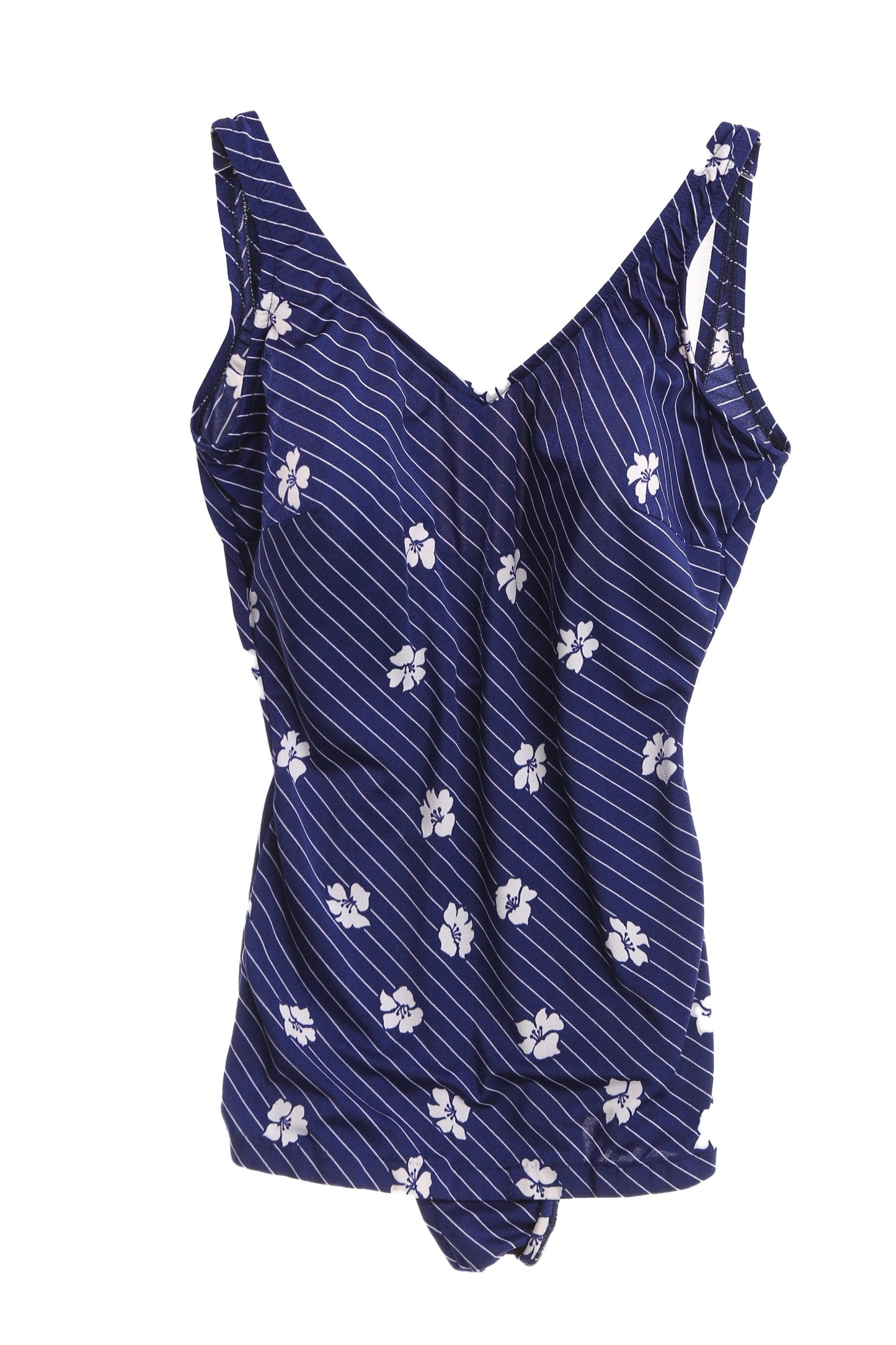 Vintage Women's Blue Swimsuit by Maxine of Hollywood