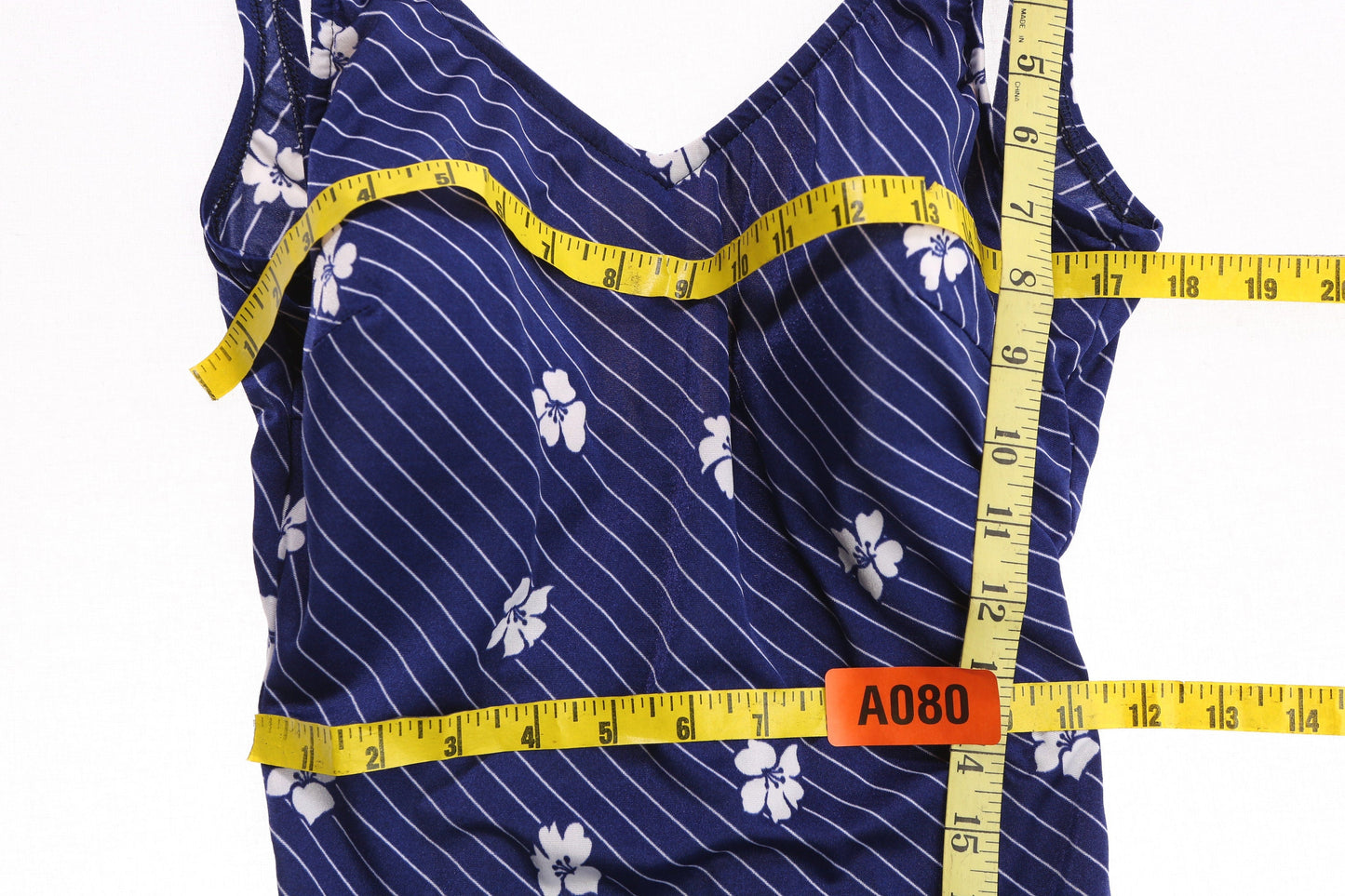 Vintage Women's Blue Swimsuit by Maxine of Hollywood