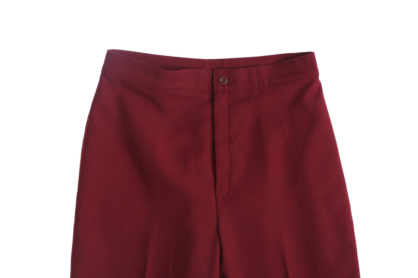 Women Levis Pants / Polyester / Casual / high Waist / Red / 1970s