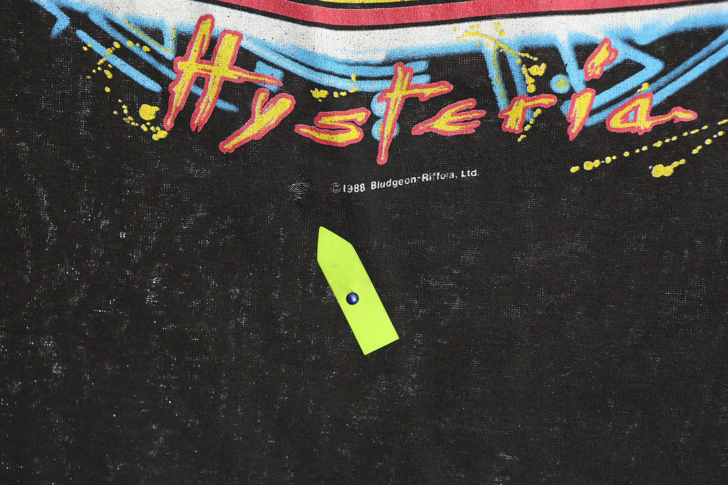 Def Leppard Hysteria Tour Rock graphic T-shirt