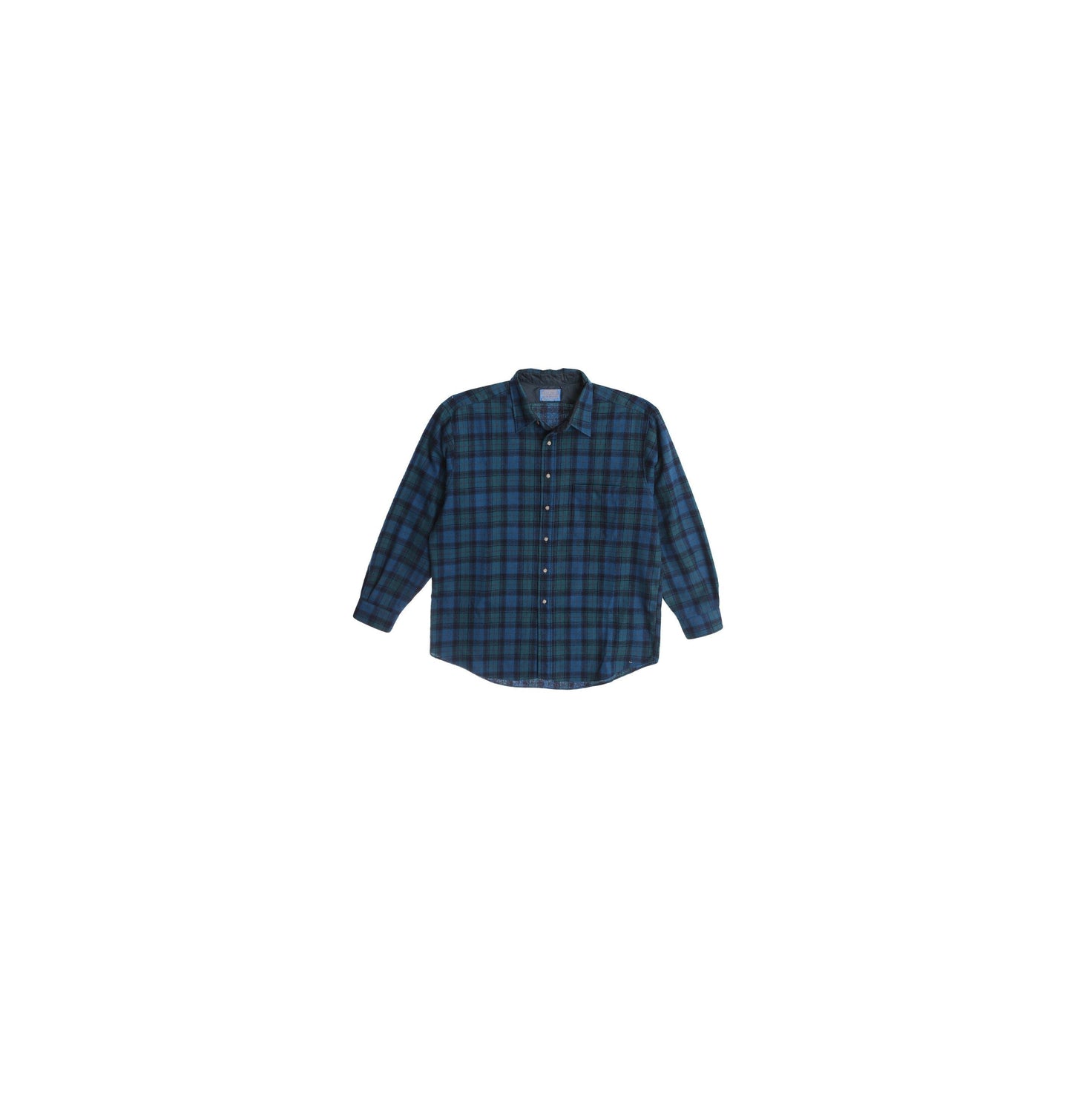 Vintage Pendleton Shirt - Blue Plaid