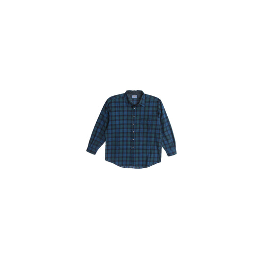 Vintage Pendleton Shirt - Blue Plaid
