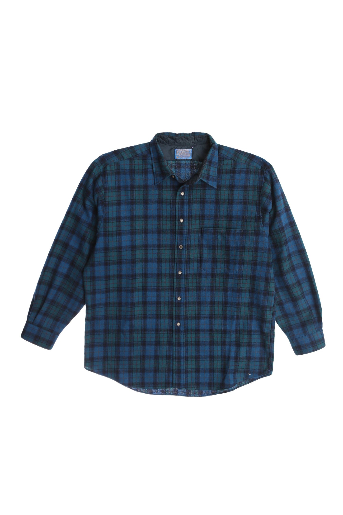 Vintage Pendleton Shirt - Blue Plaid