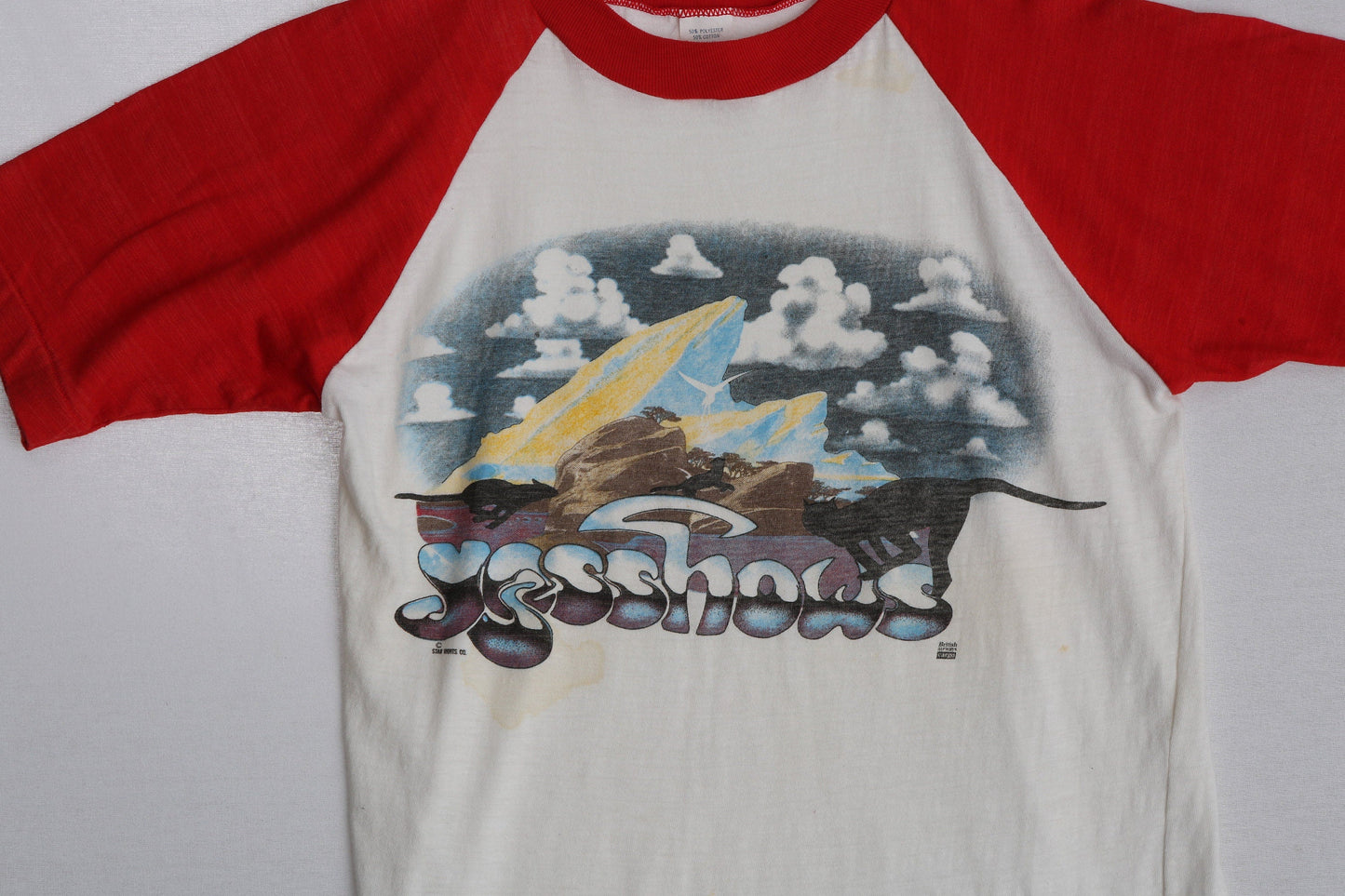 Vintage YES Shirt / 3/4 Sleeve Shirt