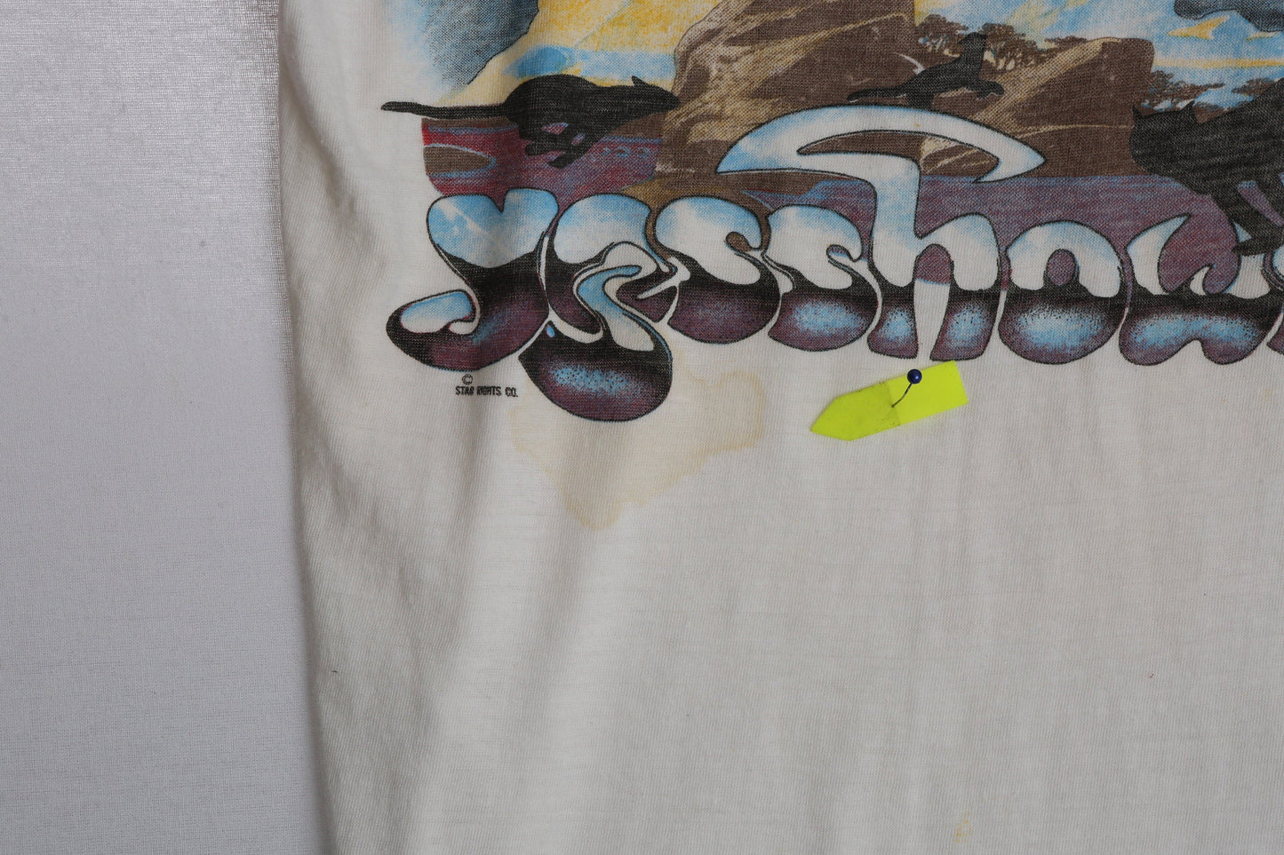 Vintage YES Shirt / 3/4 Sleeve Shirt