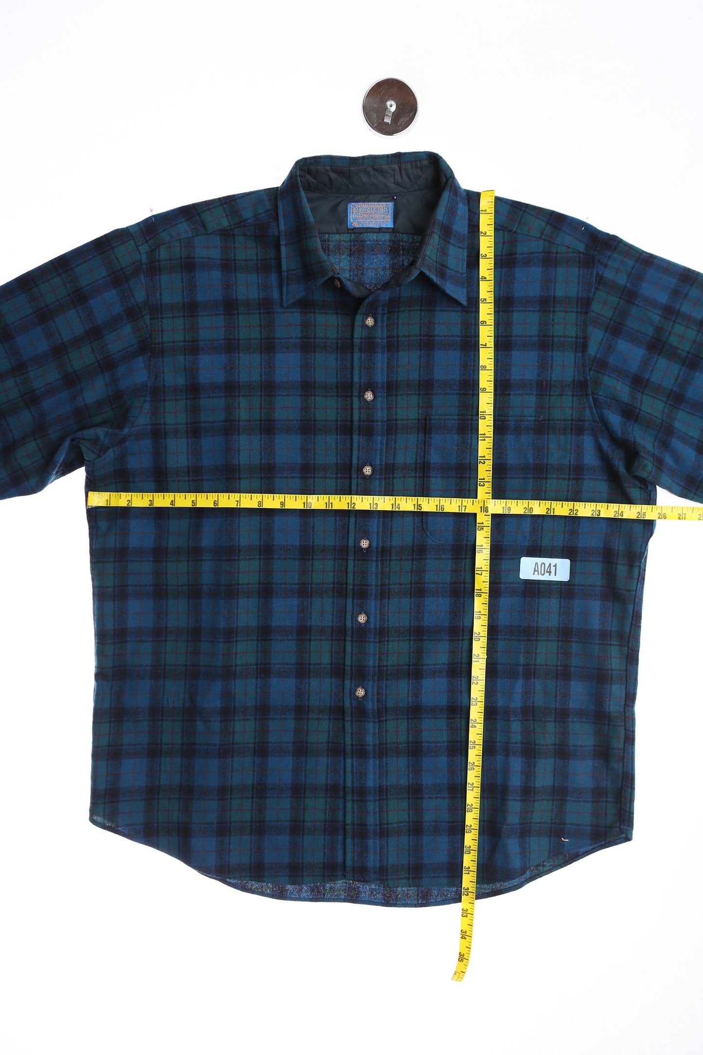 Vintage Pendleton Shirt - Blue Plaid