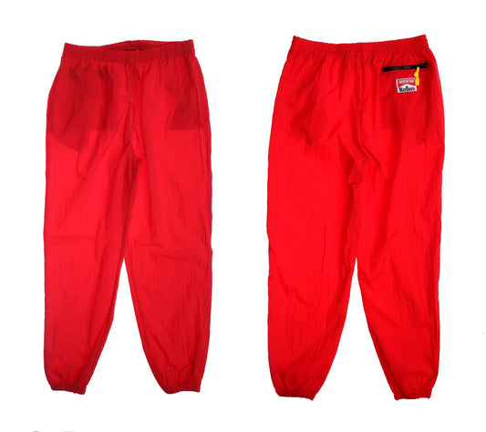 Vintage Men Red Nylon Windbreaker Malboro Pants
