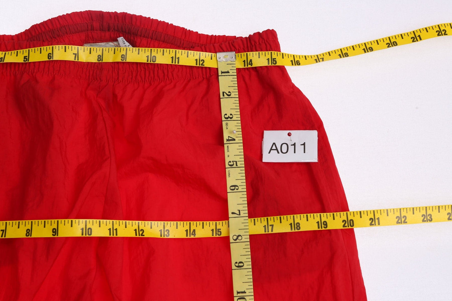 Vintage Men Red Nylon Windbreaker Malboro Pants