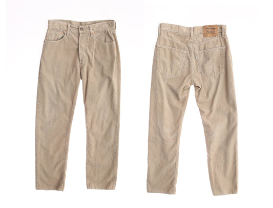 Vintage Levi's Corduroy Pants / Beige