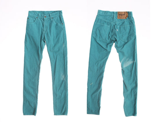 Vintage Levi's Pants / Corduroy / Green / Opening Ceremony / 70505 1975