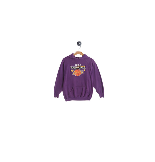 Vintage Hoodie / Basketball / Purple