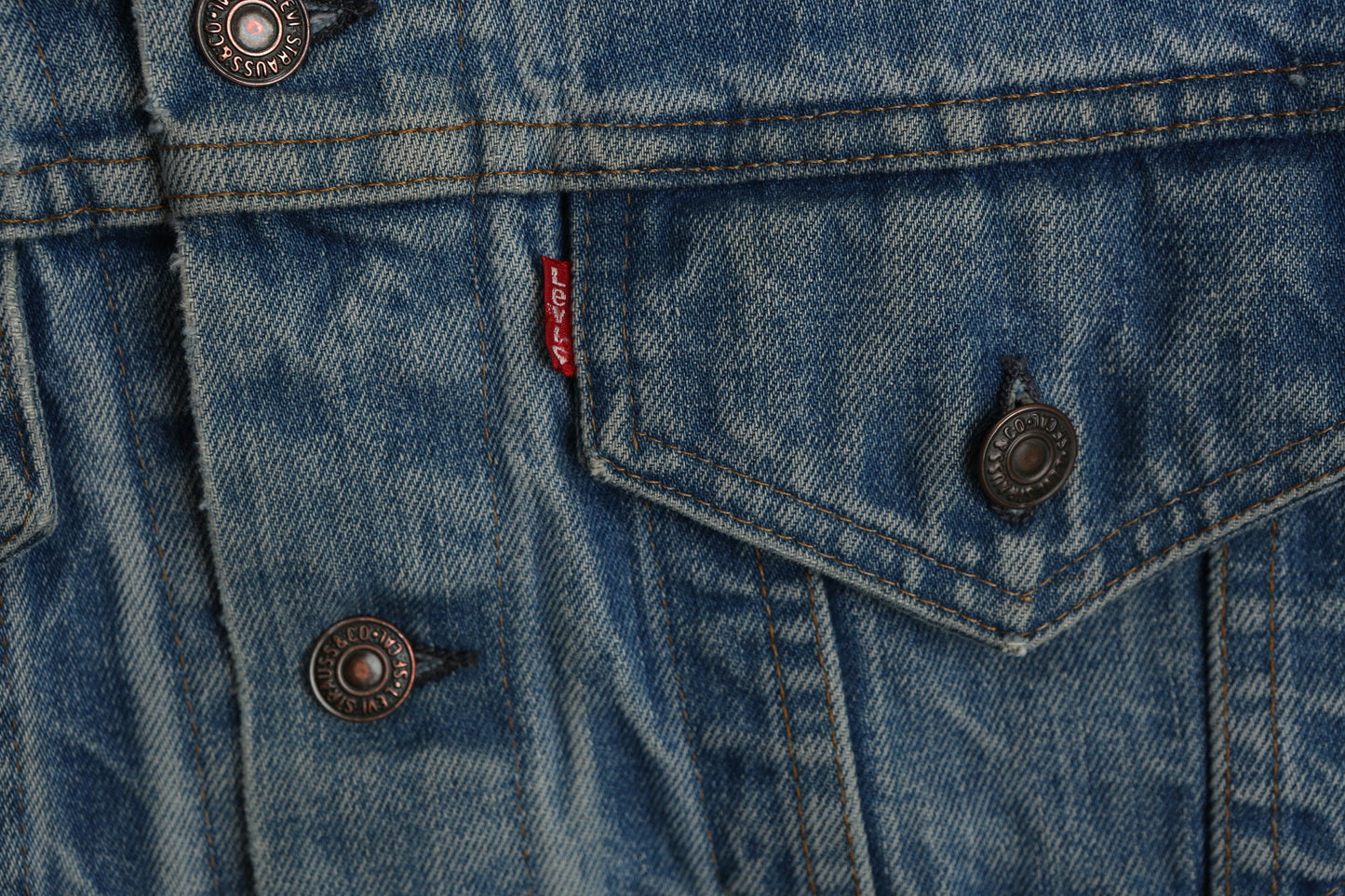 Vintage Levi's Jacket / Denim / Blue / Medium Wash