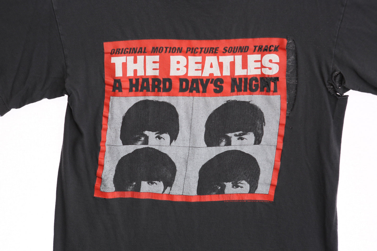 Vintage Beatles Graphic T-shirt - a Hard Day's Night