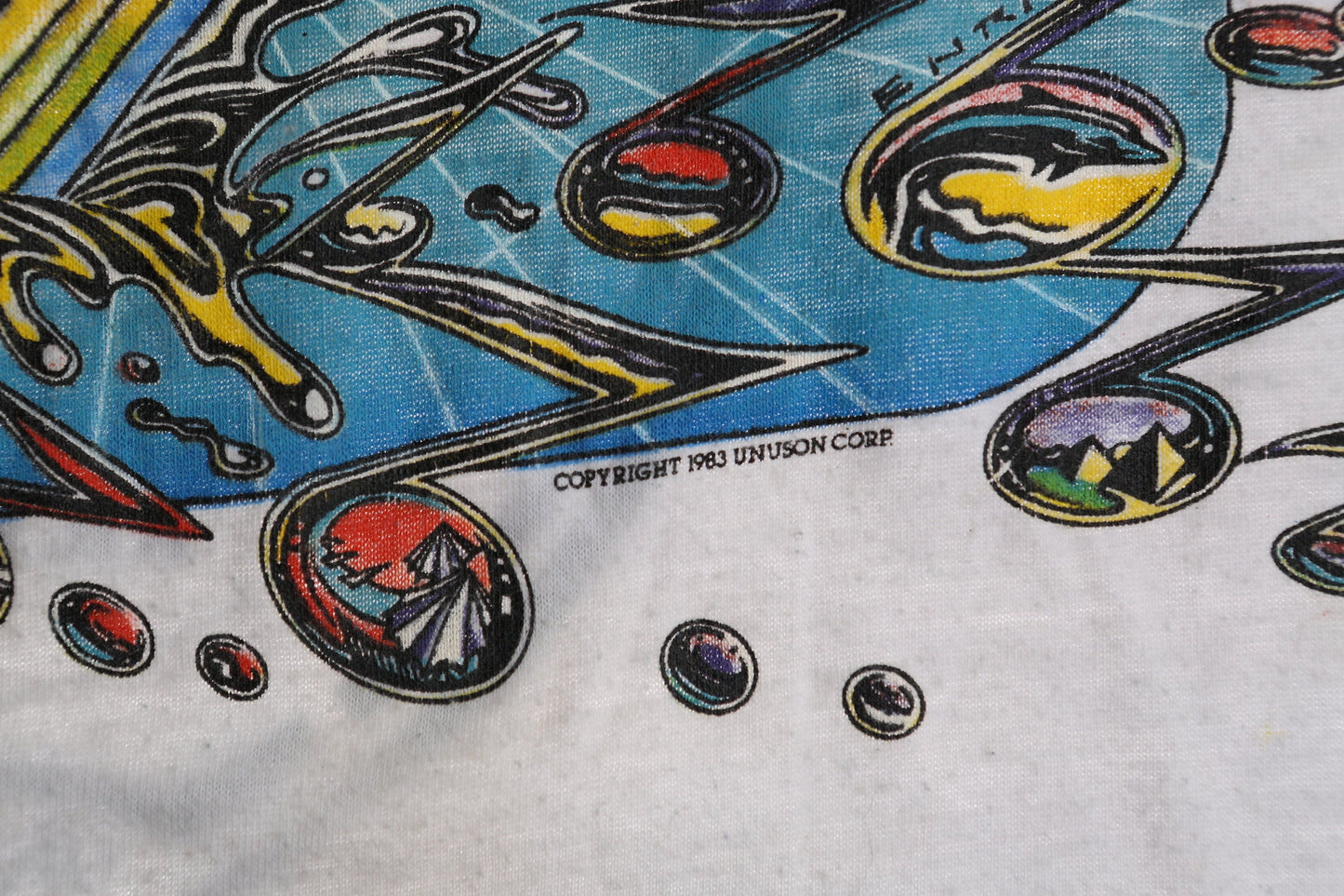 Vintage Concert Shirt - 1983 US Festival - San Bernardino Regional Park - Music Festival - 3/4 Sleeve Graphic Shirt