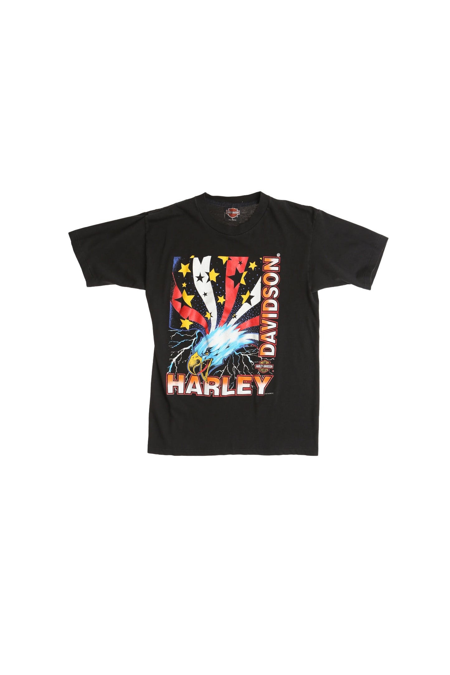 Harley Davidson Biker Graphic Shirt Thunder Eagle