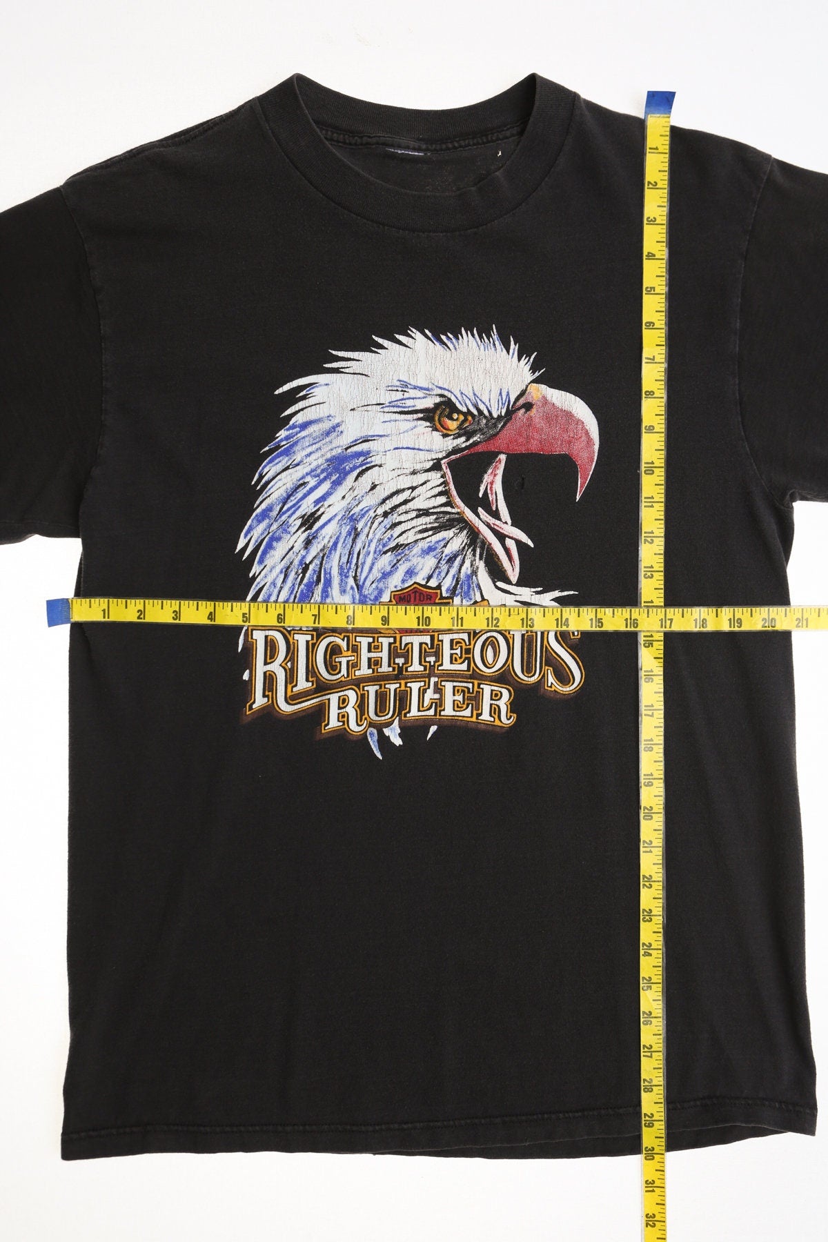 Harley Davidson Righteous Ruler Motorcycle Biker Graphic Shirt