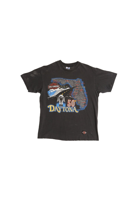 Harley Davidson Florida Daytona Rally 50th Anniversary Melbourne Graphic Shirt