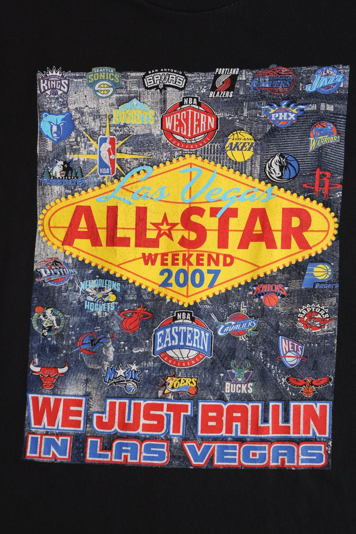 Las Vegas All Start Game Basketball Graphic Shirt